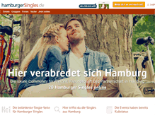 Tablet Screenshot of hamburgersingles.de